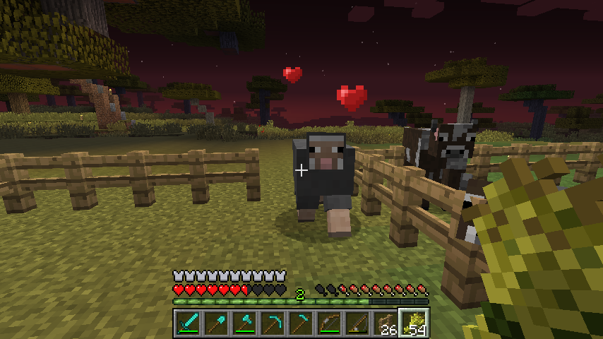 Minecraft owca zawitała na farmie